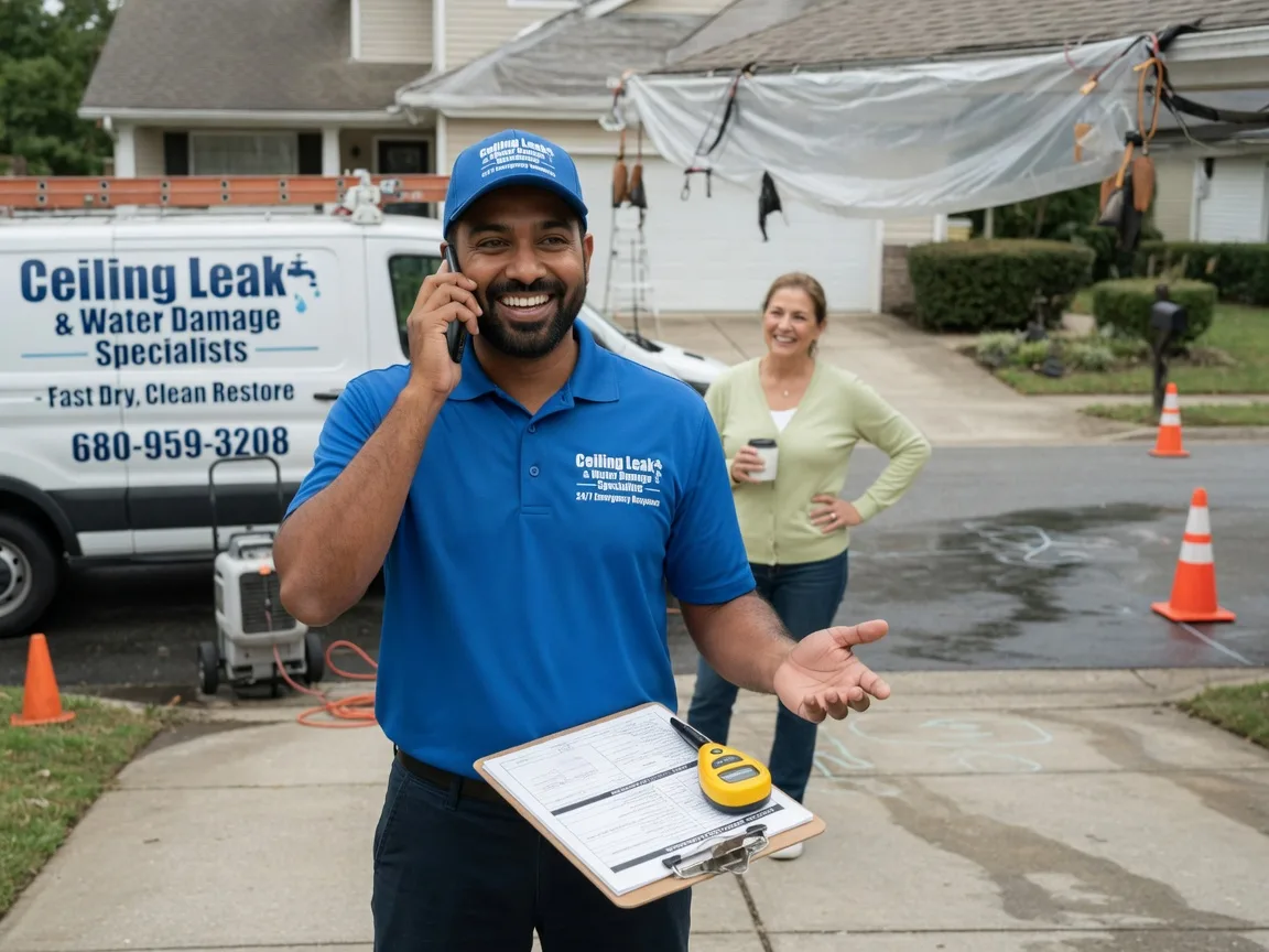 Ceiling Leak Cleanup Cedar Bluff, VA FAQs